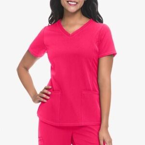 ❄️ 3/$30 HH Works by Healing Hands Monica 4 pocket stretch v-neck scrub top